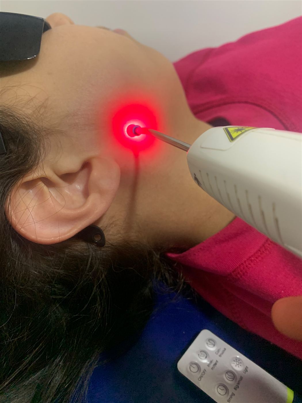 Laserterapia na articulação da mandíbula (ATM)